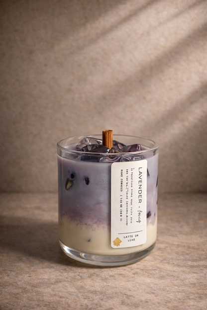 Lavender + Honey | Luxury Latte Candle