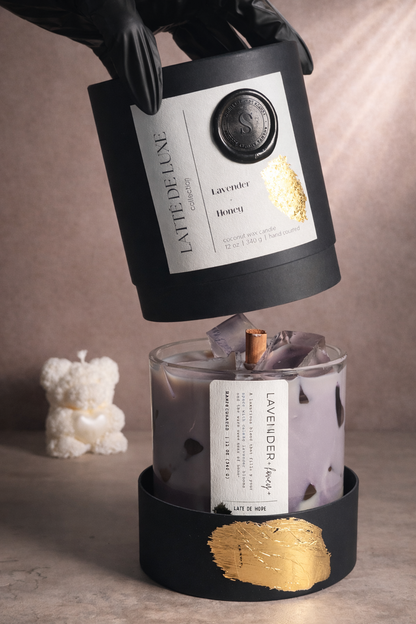 Lavender + Honey | Luxury Latte Candle