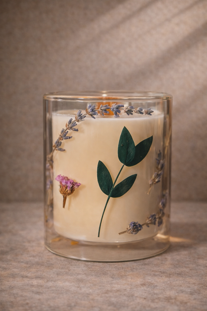 White Tea & Lavender | Botanical Candle