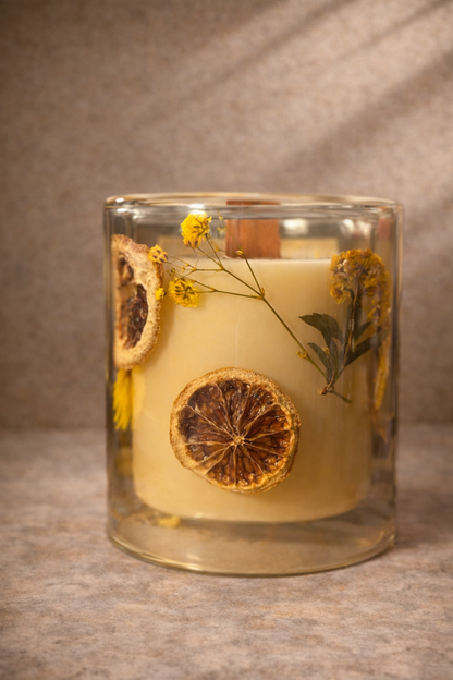 Lemon + Poppy Seed | Botanical Candle