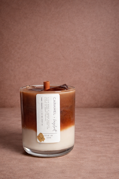Caramel + Hazelnut | Luxury Latte Candle